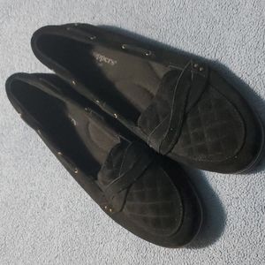 Grasshoppers Ortholite 10W Black Slip on shoes